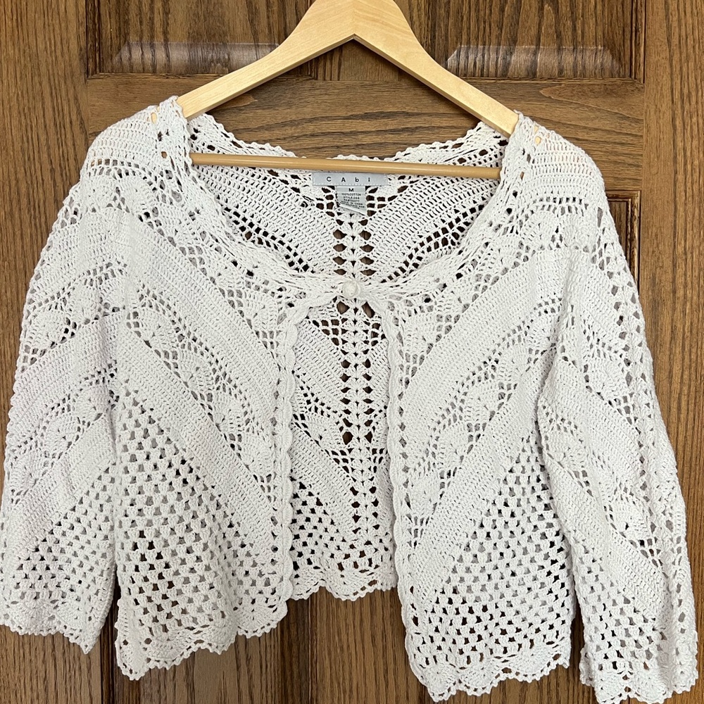 Vintage CAbi Crochet Sweater